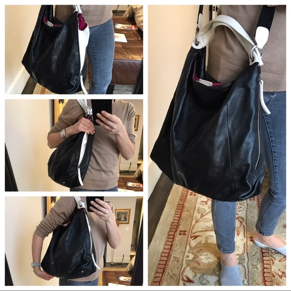 Furla Elisabeth Hobo. Black/ white. Good pre owned - Picture 8 of 8